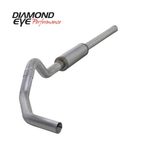 Dodge 3500 Performance Exhaust - Diamond Eye Performance - Cat Back, Single - `04-`07